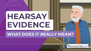 Hearsay The meaning of Hearsay Evidence [upl. by Aicnilav]