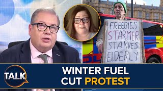 “A Lot Of Pensioners Are Missing Out” Campaigners Protest Against Winter Fuel Cut Outside Parliament [upl. by Ravo910]