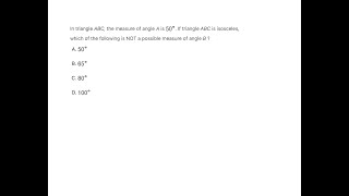 SAT Math  Geometry problem 3 [upl. by Airot]