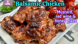 Balsamic Chicken easy one pan dish [upl. by Atnuahs632]