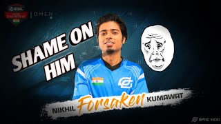 WHEN FORSAKEN WAS CAUGHT CHEATING  CS GO  FUNNY  WORST GAMER FORSAKEN I [upl. by Desmond]