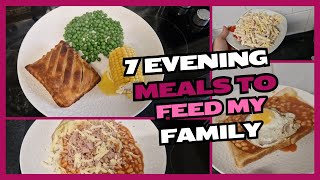 Meals of the Week  Feed My Family whatsfordinner [upl. by Buffum]