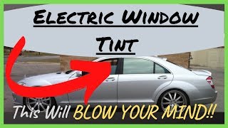 Electric Window Tint Adjustable window tint Variable Electrochromatic Tint Just Unreal [upl. by Kape]