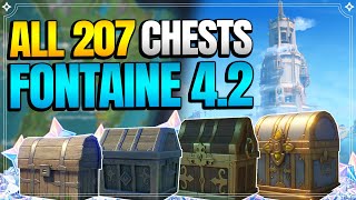 ALL Chest Locations in Fontaine 42  In Depth Follow Along 【Genshin Impact】 [upl. by Odrick]