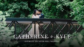 Intimate Ancaster Mill Wedding Catherine  Kyle [upl. by Nidia]