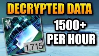 New Fastest Decrypted Data Farm  1500 Per Hour Solo [upl. by Nuahsal]