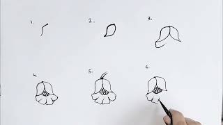 Beautiful Floral Mehendi Designs Tutorial  Step by Step Guide mehendikidigain [upl. by Betthel]