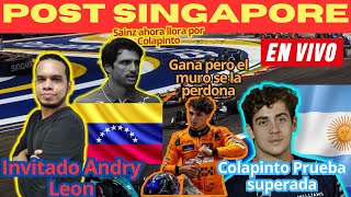 El Undercut 33 Post Singapur 🏎️Colapinto SORPRENDENTE defensa Norris de suerte Invitado Andry Leon [upl. by Orose992]