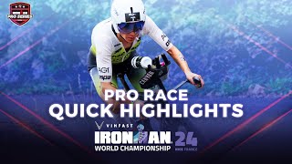 Pro Race Quick Highlights  2024 VinFast IRONMAN World Championship Nice Womens Edition [upl. by Davidson]