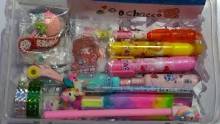 Packing Fake Order Asmr Colourful🌈Unicorn Stationary💕Packingfakeorderasmrcolourful stationery [upl. by Kaczer]