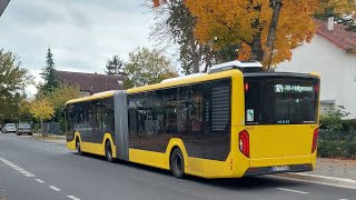 Bus Berlin  Mitfahrt auf dem 124 von Hermsdorfer DammAltWittenau bis Ziegenorterpfad im MAN LC [upl. by Natiha]