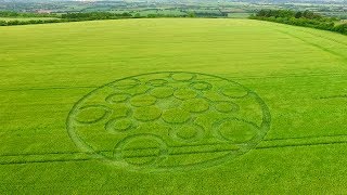 CROPCIRCLE Uffington 462017 Short Version [upl. by Crandale]