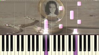 Ennio Morricone  Musical pocketwatch piano tutorial synthesia [upl. by Sosthina570]