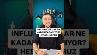 Influencerlar Ne Kadar Kazanıyor [upl. by Aholla]