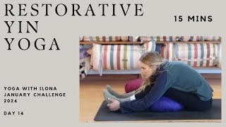 Deep Stretching for Relaxation Restorative Yin Yoga 20 min [upl. by Amandie]