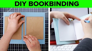 DIY Hard Cover Bookbinding [upl. by Kirby]