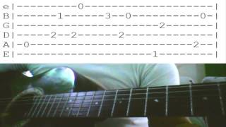 tutorial guitarra acustica amores perros [upl. by Affay112]