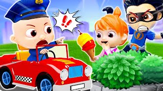 Bad Guy Dont Run‼️  Police Girl Song 👮‍♂️🚓 amp More  CoComelon Nursery Rhymes amp Kids Songs [upl. by Einitsed]