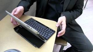 Logitech Ultrathin Keyboard Cover for iPad review [upl. by Inalan246]