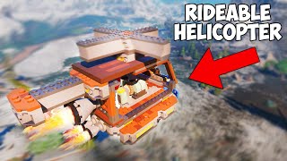 First Rideable HELICOPTER in LEGO Fortnite 🚁 [upl. by Iot]