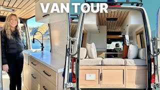 BEST Luxury Van Build Ever  AWD Sprinter Van Tour [upl. by Gnep]