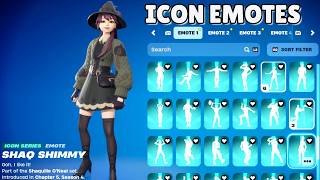 LEXA HEXBRINGER w ALL ICON SERIES EMOTES amp TIKTOK DANCES  FORTNITEMARES Halloween [upl. by Fachini141]