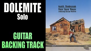 Dolemite  Guitar Backing Track  Solo Section  Standard  Eb Tuning  Scott Henderson [upl. by Lebiralc]