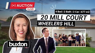 Live Auction  20 Mill Court Wheelers Hill [upl. by Phineas]