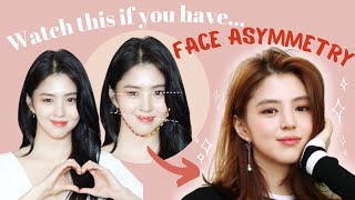 3 Quick Fix for FACE ASYMMETRY amp Uneven Face  MAKEUP HAIR STYLING [upl. by Fishback]