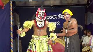 Yakshagana  Shri Bappanadu Kshetra Mahatme  10  Kalladka  Dharmasthala  Kodapadavu  Hasya [upl. by Nazarius412]