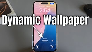 How to use dynamic wallpaper iPhone iOS 18 [upl. by Olegnalehcim]