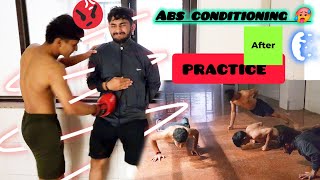 Abs ki Conditioning kaise Karen  Boxing type Conditioning 🥵 [upl. by Akemor]