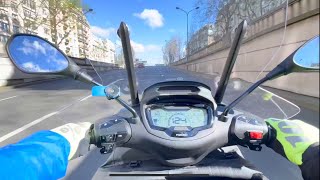 Piaggio Beverly 400  POV RAW Sound [upl. by Ricca]