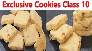 Exclusive Cookies Class 10  Tutti Frutti Cookies  Manisha Bharani Kitchen [upl. by Cirdla]