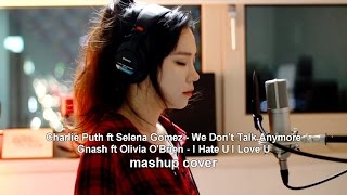 We Dont Talk Anymore amp I Hate U I Love U  MASHUP cover by JFla [upl. by Feil]