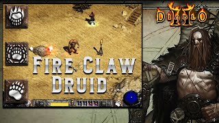 The Fire Claw Werebear  Strongest and Weakest Melee Build in the Game Diablo 2 [upl. by Nehcterg770]