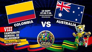 MUNDIAL FIFUSA BUCARAMANGA 2024  COLOMBIA VS AUSTRALIA [upl. by Hymie]