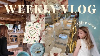 week before the wedding  WEEKLY VLOG [upl. by Coad805]