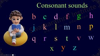 Consonant sounds  Letterpicturesound association [upl. by Clarette175]