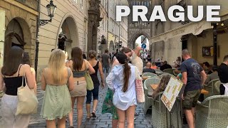 Prague Czech  Summer 4K 60FPS HDR Walking Tour [upl. by Christiana]