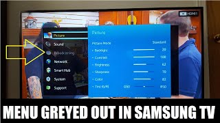 SAMSUNG TV Broadcasting Not Available  Greyed Out  4 Ways to Fix [upl. by Nilkcaj880]