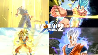 CAC NEW First Time EPIC Transformations in Dragon Ball Xenoverse 2 MODS Compilation [upl. by Morie]