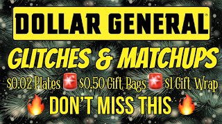 DOLLAR GENERAL INSANE DEALS amp GLITCHES THIS WEEK🚨002 PLATES 050 GIFT BAGS 1 GIFT WRAP GO 🏃‍♀️ [upl. by Wiebmer]