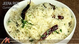 Jeera Rice  Cumin Rice  Learn how to make Jeera Rice Recipe by Manjula [upl. by Auqinahs]