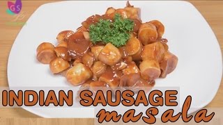 How to make an Indian sausage masala  recipes [upl. by Yatnahc]