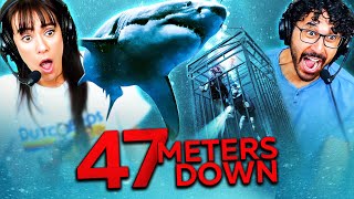 47 METERS DOWN 2017 MOVIE REACTION First Time Watching Full Movie Review [upl. by Solracsiul90]