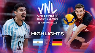 🇦🇷 ARG vs 🇩🇪 GER  Highlights  Week 1  Mens VNL 2024 [upl. by Leeban638]