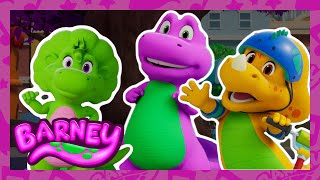 Lets Meet Barney and His Friends  Barneys World  Character Intros [upl. by Aikkan]