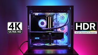 Custom PC Builder UK  Magniumgear NEO Qube 2 Gaming PC  4K HDR Showcase 13 [upl. by Salomi]