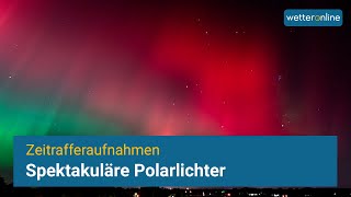 Spektakuläre Polarlichter im Zeitraffer ✨ [upl. by Neumark]